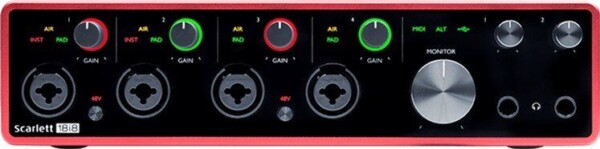 USB аудіоінтерфейс Focusrite Scarlett 18i8 USB 3rd Gen фото 3