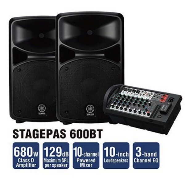 Акустичний комплект Yamaha STAGEPAS 600BT фото 3