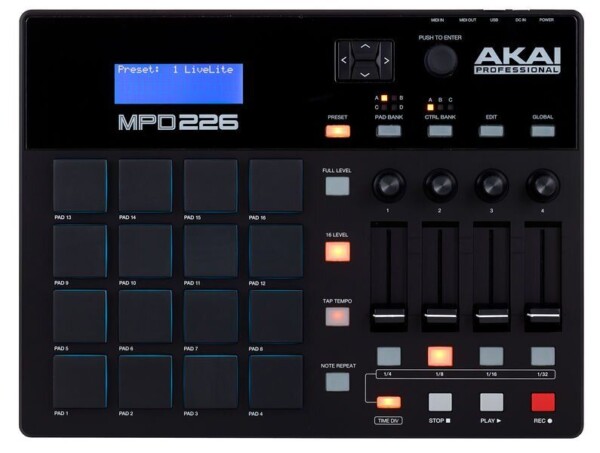 MIDI-контролер AKAI MPD226 фото 2