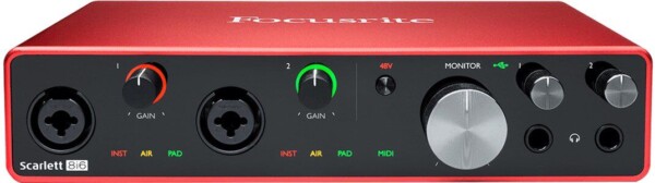 USB аудіоінтерфейс Focusrite Scarlett 8i6 3rd Gen фото 2