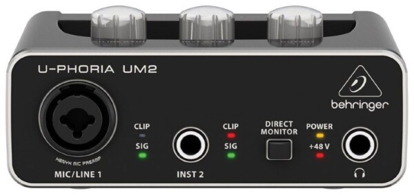 USB аудіоінтерфейс Behringer UM2 фото 1