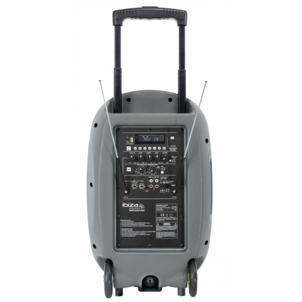 Мобільна акустична система Ibiza PORT12VHF MKII Silver фото 4