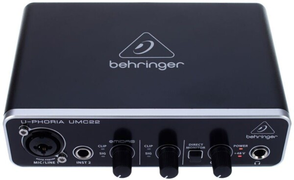 USB аудіоінтерфейс Behringer UMC22 фото 2