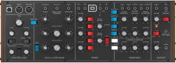Аналоговий синтезатор Behringer Model D фото 1