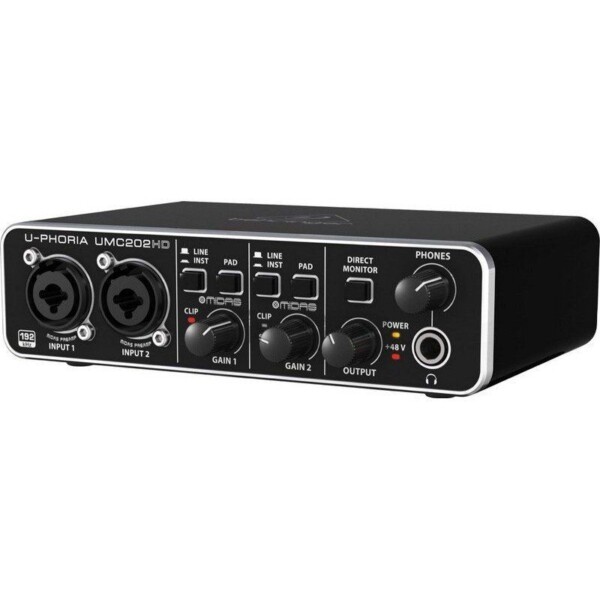 USB аудіоінтерфейс Behringer UMC202HD фото 2