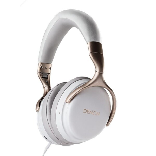 Навушники з мікрофоном Denon AH-GC25NC White фото 1