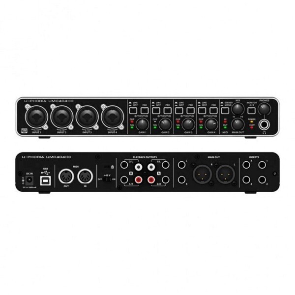 USB аудіоінтерфейс Behringer UMC404HD фото 2
