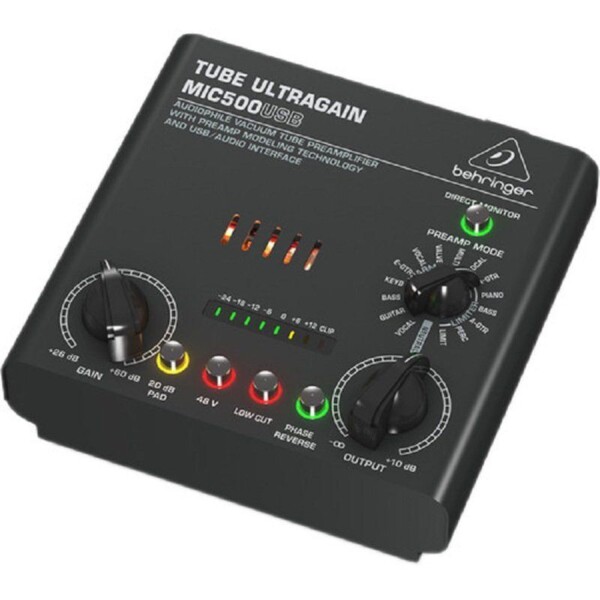 Мікрофонний передпідсилювач Behringer MIC500USB фото 3
