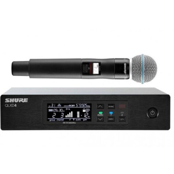 Мікрофонна радіосистема Shure QLXD24/B58 фото 2