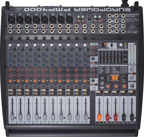 Активний мікшерний пульт Behringer PMP4000 фото 2