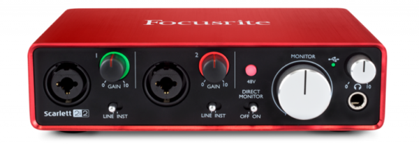 USB аудіоінтерфейс Focusrite Scarlett 2i2 3rd Gen фото 2