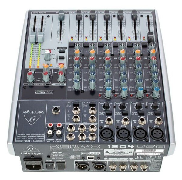 Мікшерний пульт Behringer XENYX 1204USB фото 3