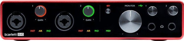 USB аудіоінтерфейс Focusrite Scarlett 8i6 3rd Gen фото 3