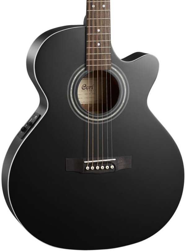 Електроакустична гітара Cort SFX-ME Black Satin фото 2