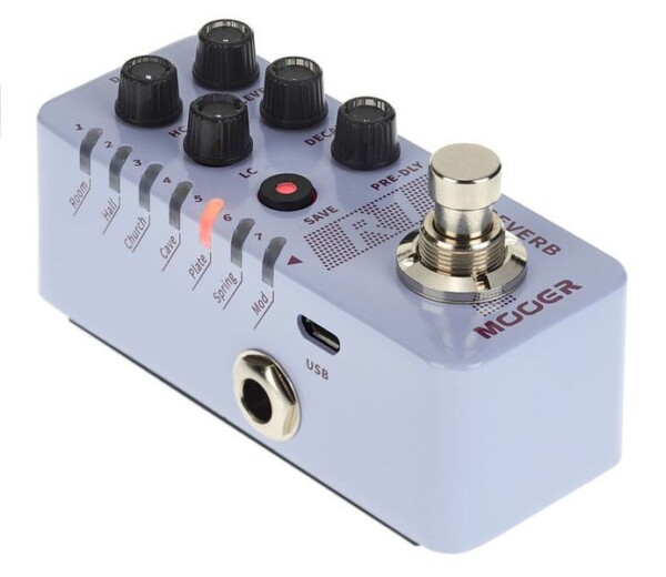 Гітарна педаль Mooer R7 Reverb фото 2
