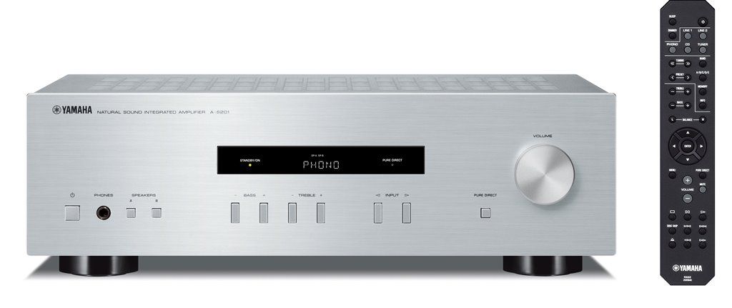 Інтегральний підсилювач Yamaha A-S201 Silver