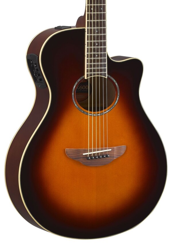 Електроакустична гітара Yamaha APX600 Old Violin Sunburst фото 2