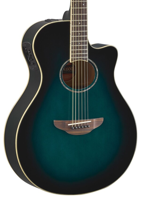 Електроакустична гітара Yamaha APX600 Oriental Blue Burst фото 2