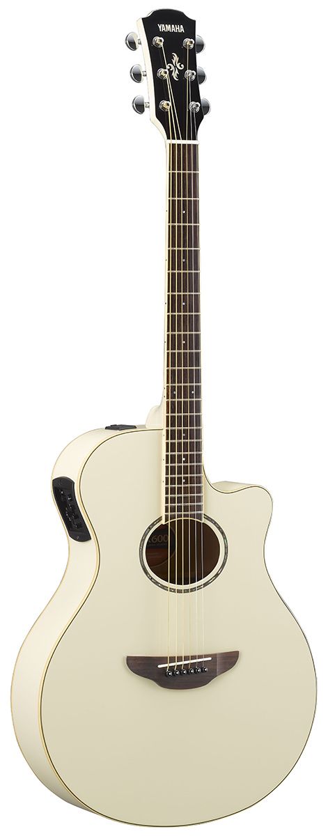 Електроакустична гітара Yamaha APX600 Vintage White фото 1