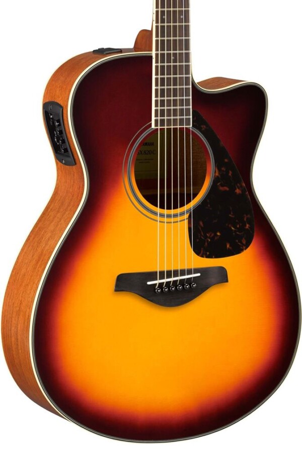 Електроакустична гітара Yamaha FSX820C Brown Sunburst фото 3