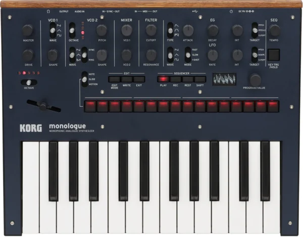 Аналоговий синтезатор Korg MONOLOGUE Blue фото 1