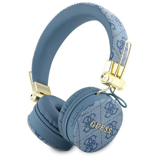 Бездротові навушники Guess 4G Metal Logo Blue (GUBH704GEMB) фото 1