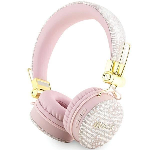 Бездротові навушники Guess 4G Metal Logo Pink (GUBH704GEMP) фото 1