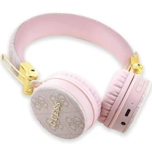 Бездротові навушники Guess 4G Metal Logo Pink (GUBH704GEMP) фото 3