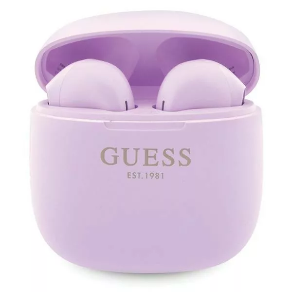 Бездротові навушники Guess Classic EST Logo Fiolet фото 1
