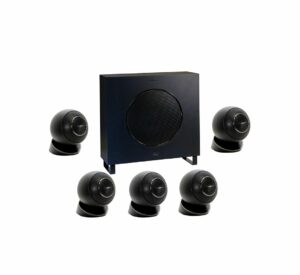 Комплект акустики для домашнього кінотеатру Cabasse Eole 4 5.1 System WS Glossy Black фото 1
