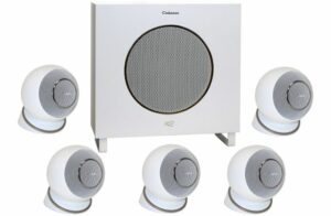 Комплект акустики для домашнього кінотеатру Cabasse Eole 4 5.1 System WS Glossy White фото 1