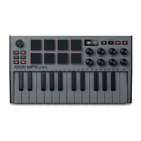 MIDI-клавіатура Akai MPK Mini MK3 Grey фото 1