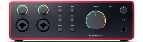 USB аудіоінтерфейс Focusrite Scarlett 4i4 4th Gen фото 1