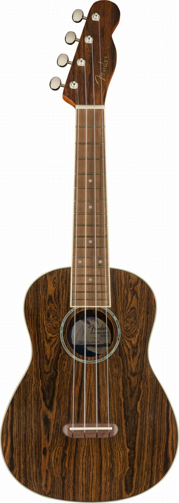 Укулеле Fender Zuma Concert Spalted WN