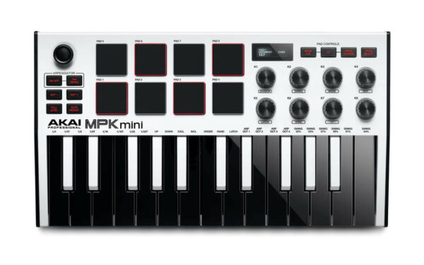 MIDI-клавіатура Akai MPK Mini MK3 White фото 1