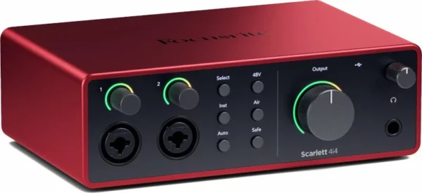USB аудіоінтерфейс Focusrite Scarlett 4i4 4th Gen фото 2