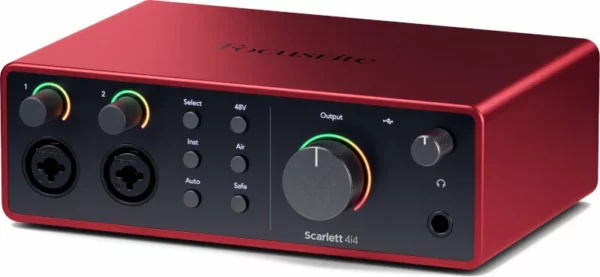 USB аудіоінтерфейс Focusrite Scarlett 4i4 4th Gen фото 4