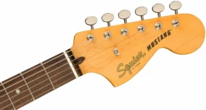 Електрогітара Fender Squier FSR 60s Competition Mustang Classic Vibe 60s LRL Lake Placid Blue-Olympic White Stripes фото 4