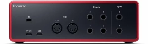 USB аудіоінтерфейс Focusrite Scarlett 4i4 4th Gen фото 5