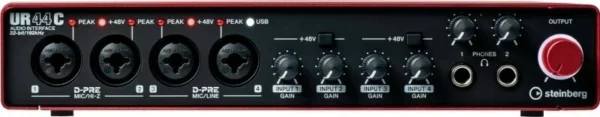 USB аудіоінтерфейс Steinberg UR44C Red фото 1