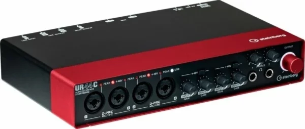 USB аудіоінтерфейс Steinberg UR44C Red фото 2
