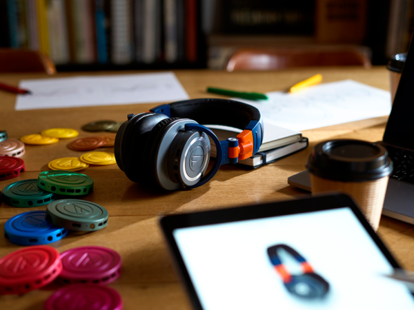 Навушники з мікрофоном Audio-Technica ATH-M50xBT2 LAB фото 5