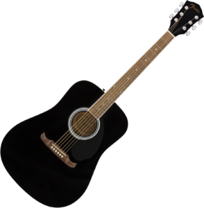 Акустична гітара Fender FA-125 Black фото 2